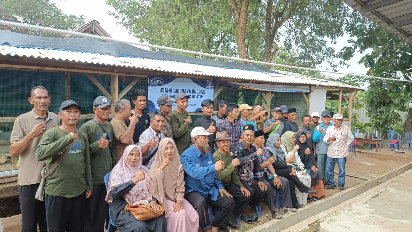 Perkuat Ketahanan Pangan dan Ekonomi Umat  JATAM Sidomulyo Melakukan Studi Peternakan Unggas di Pringsewu.
